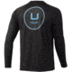 HUK Performance Fishing Circle Scatter Pursuit Long-Sleeve Shirt - Men's, Medium, Black, H1200470-001-M