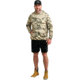 HUK Performance Fishing Cold Front KC Printed Hoodie - Mens, Khaki, Small, H1300101-250-S