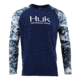 HUK Performance Fishing Fishing Long Sleeve Double Header Top - Men's, Navy, Large, H1200136-411-L