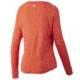 HUK Performance Fishing Folly Crew - Women's, Large, Hot Coral Heather, H6130016-696-L