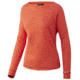 HUK Performance Fishing Folly Crew - Women's, Large, Hot Coral Heather, H6130016-696-L
