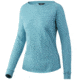 HUK Performance Fishing Folly Crew - Women's, Small, Porcelain Blue Heather, H6130016-477-S