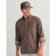 HUK Performance Fishing Hawser Heather Flannel - Mens, Pluff Mud Hthr, Small, H1500208-203-S
