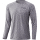 HUK Performance Fishing Horizon Lines Pursuit Long Sleeve - Mens, Sharkskin, Medium, H1200370-028-M