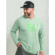 HUK Performance Fishing Huk Icon Crew Long Sleeve Shirt Fresh Salmon XL E13EC917, ATH1200573315S