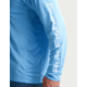 HUK Performance Fishing Pursuit Performance Long Sleeve Hoodie - Men's, Marolina Blue, Small, H1200525-420-S