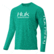 HUK Performance Fishing Huk Pursuit Vented Long Sleeve - Mens, Emerald, Medium, H1200150-312-M
