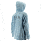 HUK Performance Fishing HUK Youth Hoodie, Ice Blue/SubPhantis Glacier, Large, H7130002-450-YL