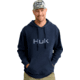 HUK Performance Fishing HukD Up Logo Hoodie - Mens, Naval Academy, Small, H1300094-413-S