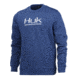 HUK Performance Fishing Hull Crew Fleece Tops, Pullover - Mens, Royal, 2XL, H1300031-400-XXL