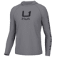 HUK Performance Fishing Icon Hoodie - Mens, Night Owl, XL, H1200574-016-XL