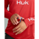 HUK Performance Fishing Icon Long Sleve Crew - Mens, Channel Marker, Extra Large, H1200573-624-XL