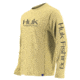 HUK Performance Fishing Icon LS Tops, Long Sleeve - Mens, Butter, Large, H1200138-745-L