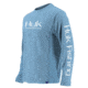HUK Performance Fishing Icon LS Tops, Long Sleeve - Mens, Carolina Blue, Large, H1200138-420-L