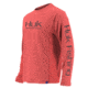 HUK Performance Fishing Icon LS Tops, Long Sleeve - Mens, Coral, Large, H1200138-630-L
