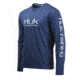 HUK Performance Fishing Icon LS Tops, Long Sleeve - Mens, Dark Blue, Large, H1200138-401-L