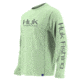 HUK Performance Fishing Icon LS Tops, Long Sleeve - Mens, Key Lime, Large, H1200138-336-L