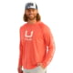 Open Box, Dealer Demo, HUK Performance Fishing Icon Performance Hoodie - Men's, Fresh Salmon, Extra Large, H1200574-821-XL