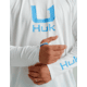 HUK Performance Fishing Icon Performance Hoodie - Mens, White, Large, H1200574-100-L