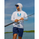 HUK Performance Fishing Icon Performance Hoodie - Mens, White, Large, H1200574-100-L