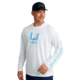 HUK Performance Fishing Icon Performance Hoodie - Mens, White, Large, H1200574-100-L