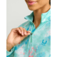 HUK Performance Fishing Icon Performance Hoodie - Womens, Bermuda, Medium, H6120171-373-M