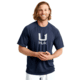 HUK Performance Fishing Icon Short Sleeve Performance Crew - Mens, Naval Academy, Medium, H1200572-413-M