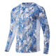 HUK Performance Fishing Icon X KC Refraction Camo Hoodie - Mens, Ice Boat, Extra Large, H1200287-459-XL
