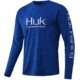 HUK Performance Fishing Icon X Long Sleeve - Mens, Huk Blue, Extra Large, H1200138-457-XL