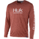 HUK Performance Fishing Icon X Long Sleeve Tee - Mens, Marsala, Small, H1200138-602-S