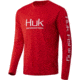 HUK Performance Fishing Icon X Long Sleeve Tee - Mens, Red, Large, H1200138-600-L