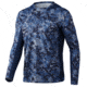HUK Performance Fishing Icon X Tide Change Hoodie - Mens, Atlantic, Medium, H1200390-997-M