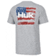 HUK Performance Fishing KC Fly Flag Tee - Mens, Harbor Mist, M, H1000483-034-M