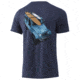 HUK Performance Fishing KC Options Tee - Mens, Sargasso Sea Heather, Medium, H1000313-416-M
