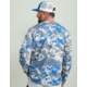 HUK Performance Fishing KC Print Icon Performance Hoodie - Mens, Night Owl2, Large, H1200586-019-L