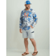 HUK Performance Fishing KC Print Icon Performance Hoodie - Mens, Night Owl2, Large, H1200586-019-L