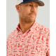 HUK Performance Fishing Kona Printed Short Sleeve Shirt - Mens, Channel Marker2, Extra Large, H1500212-625-XL