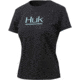 HUK Performance Fishing Logo Crew Tee - Womens, Black, Large, H6100045-001-L