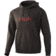 HUK Performance Fishing Logo Hoodie - Mens, Volcanic Ashf22, Extra Large, H1300075-017-XL