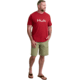 HUK Performance Fishing Logo Tee - Mens, Scarlet Blaze, Extra Large, H1000390-621-XL