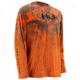 HUK Performance Fishing Men's Kryptek Fade Icon Long Sleeve Shirt, Kryptek Inferno, Large H1200114-870-L