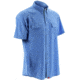 HUK Performance Fishing Men's Next Level Short Sleeve Shirt, Carolina Blue, 3XL H1500030-420-XXXL