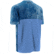 HUK Performance Fishing Mens Kryptek LoPro Icon Short Sleeve Shirt, Kryptek Carolina Blue