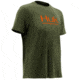HUK Performance Fishing Mens Logo Tee, Military Olive Drab, Large, H1000121-390-L