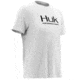 HUK Performance Fishing Mens Logo Tee, White, Large, H1000121-100-L