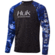 HUK Performance Fishing Mossy Oak Double Header Long Sleeve Graphic T-Shirt - Mens, Mossy Oak Hydro Reflex, Extra Large, H1200229-468-XL