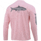 HUK Performance Fishing Pen and Ink Tarpon Long Sleeve Graphic T-Shirt - Mens, Pink Taffy, Medium, H1200219-685-M