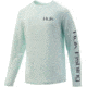 HUK Performance Fishing Pursuit Mahi Badge Long Sleeve Tee - Youth, Seafoam, Small, H7120019-350-YS