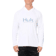 HUK Performance Fishing Pursuit Performance Hoodie - Mens, White2, 2XL, H1200525-120-XXL