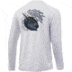 HUK Performance Fishing Pursuit Target Rich Long Sleeve Graphic T-Shirt - Mens, Glacier, Extra Large, H1200203-051-XL